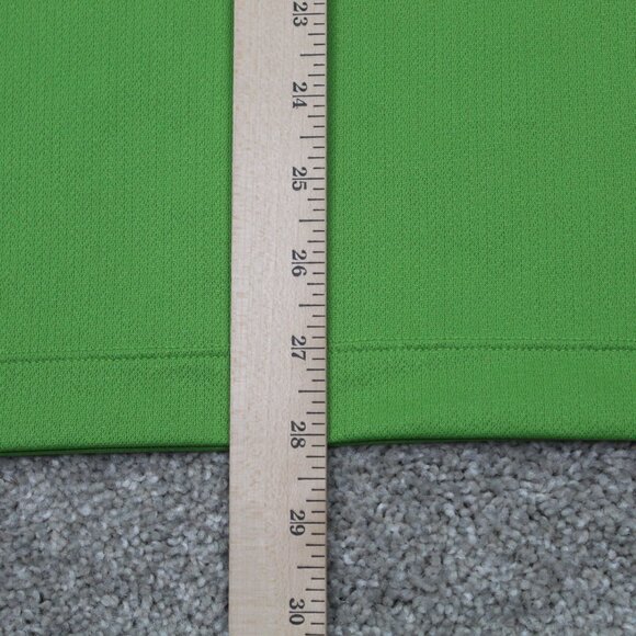 Nike Golf Polo Shirt Men Medium Green Dri-Fit Texture Polyester S/S Pullover - Picture 13 of 13
